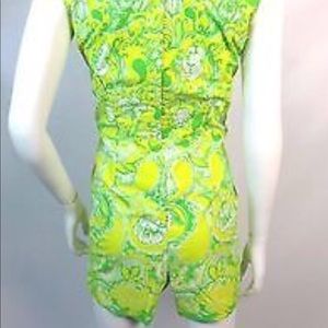 1960 Lilly Pulitzer romper with wrap skirt  set